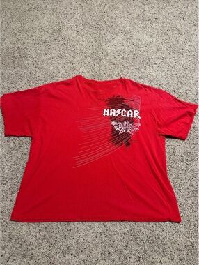 Vintage Red NASCAR Graphic T-Shirt, Size XL